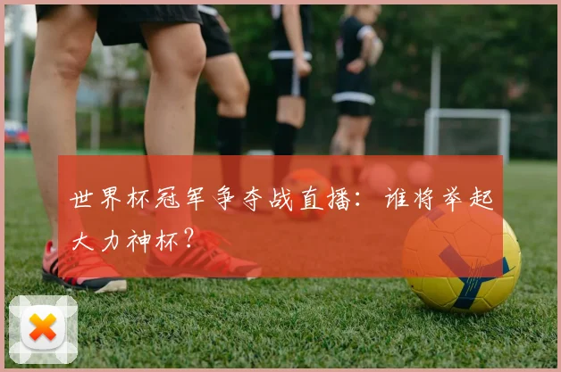 世界杯冠军争夺战直播:谁将举起大力神杯?